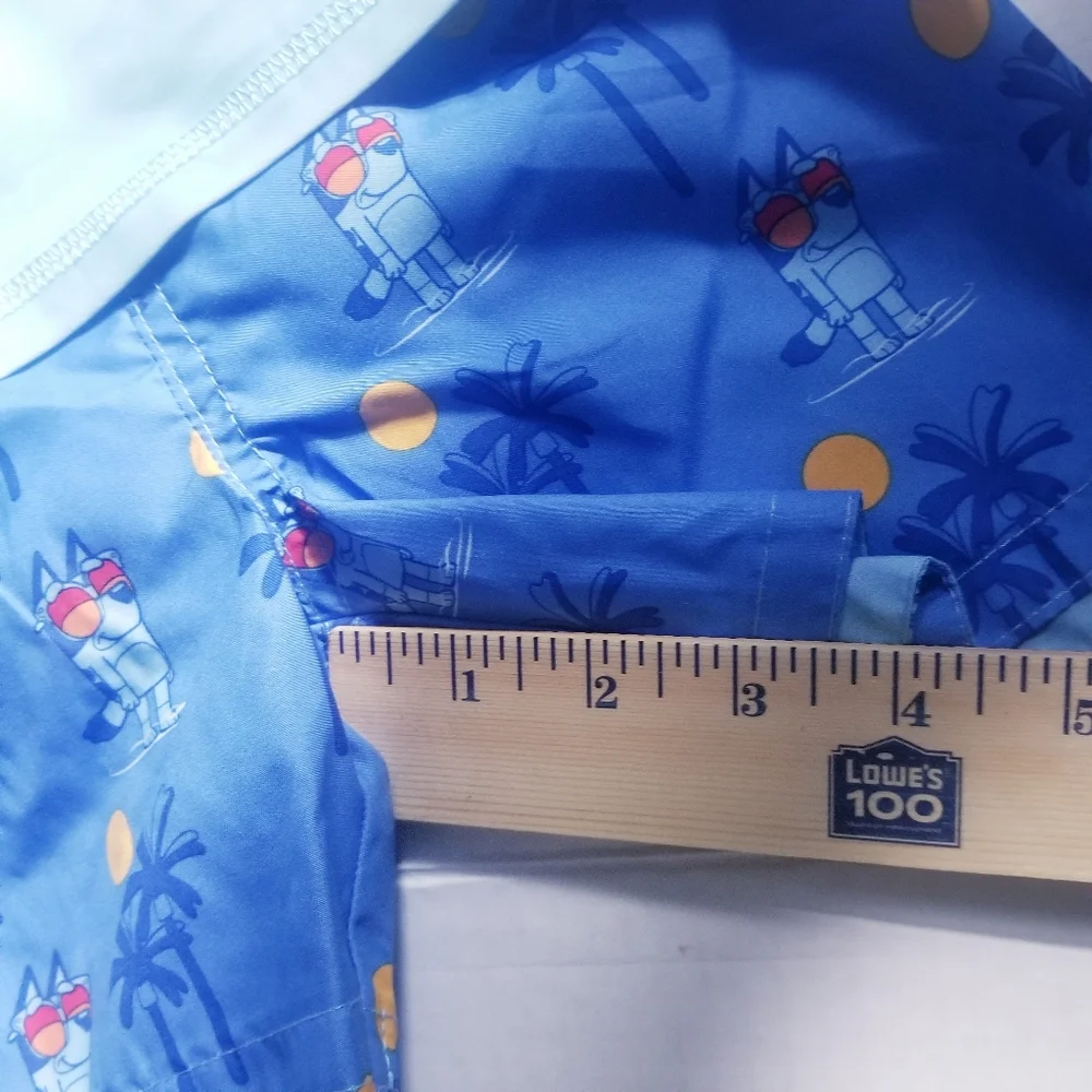 NWT BLUEY KIDS SWIM LONG SLEEVE SHIRT AND SHORT SET 50+ UPF SIZE 3T